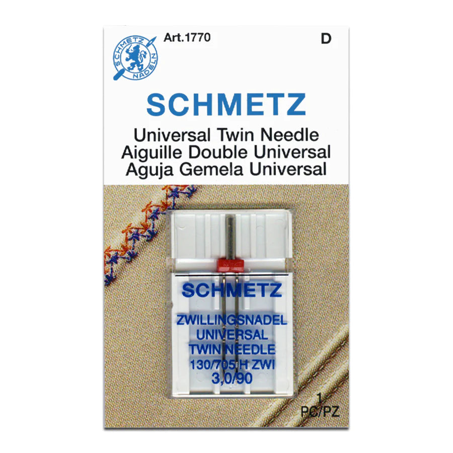 3.0/90 Chrome Twin Universal Needle