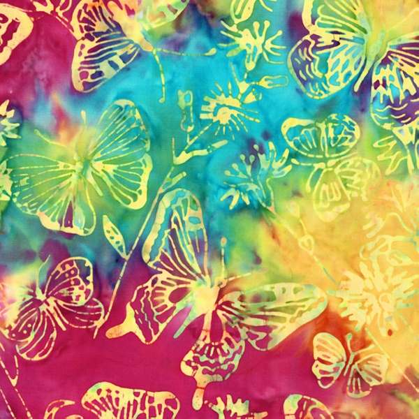 Aura Batiks / Butterflies - Shine