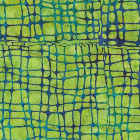 Quiltessentials 6 Batiks / Deco Lines - Green