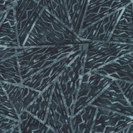 Quiltessentials 6 Batiks / Abstract Lines - Charcoal