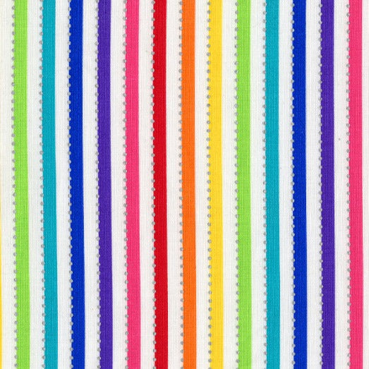Be Colorful / White Rainbow Stripe