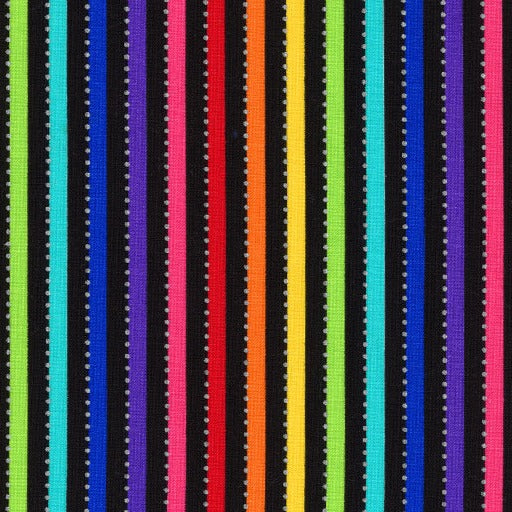 Be Colorful / Black Rainbow Stripe