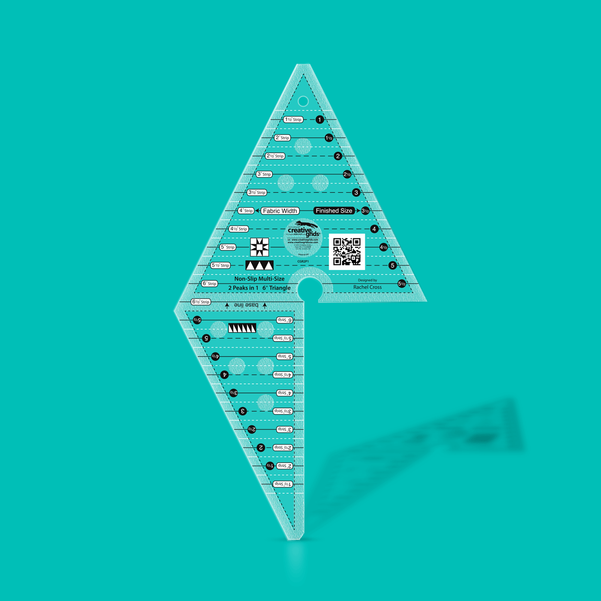 2 Peaks In 1 Triangle Ruler