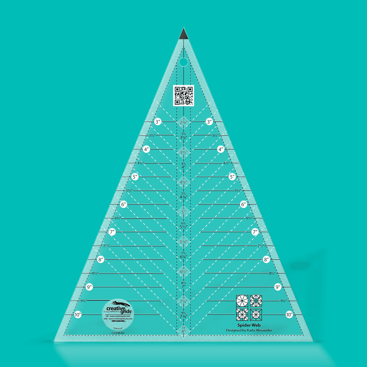 Spider Web Quilt Ruler