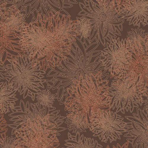 Floral Elements / Spicy Brown