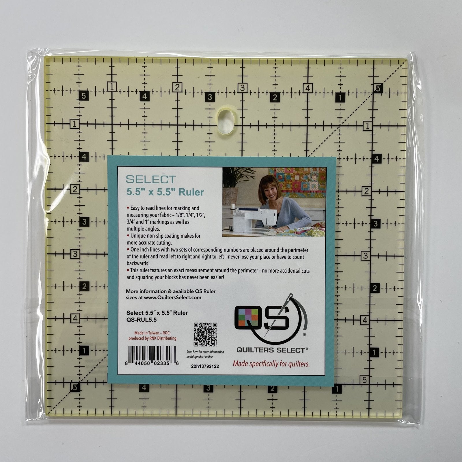 5.5" x 5.5" Non-Slip Ruler