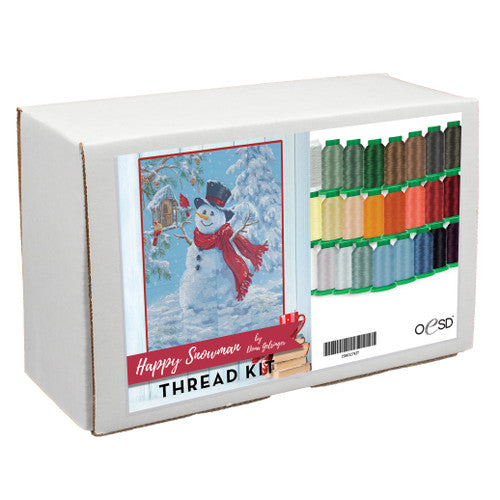 Happy Snowman Thread Kit