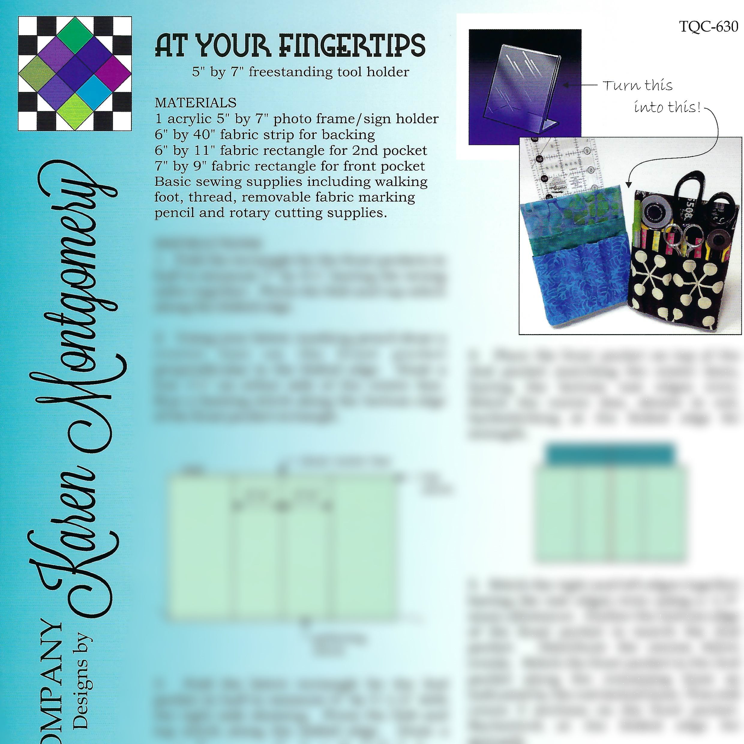 At Your Fingertips Project Sheet