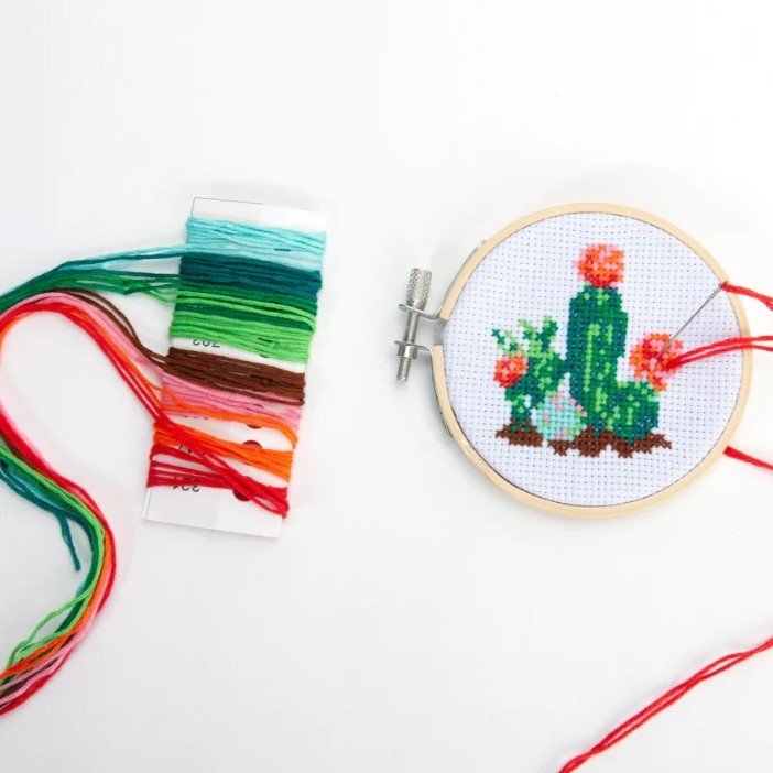 Cactus Embroidery Kit