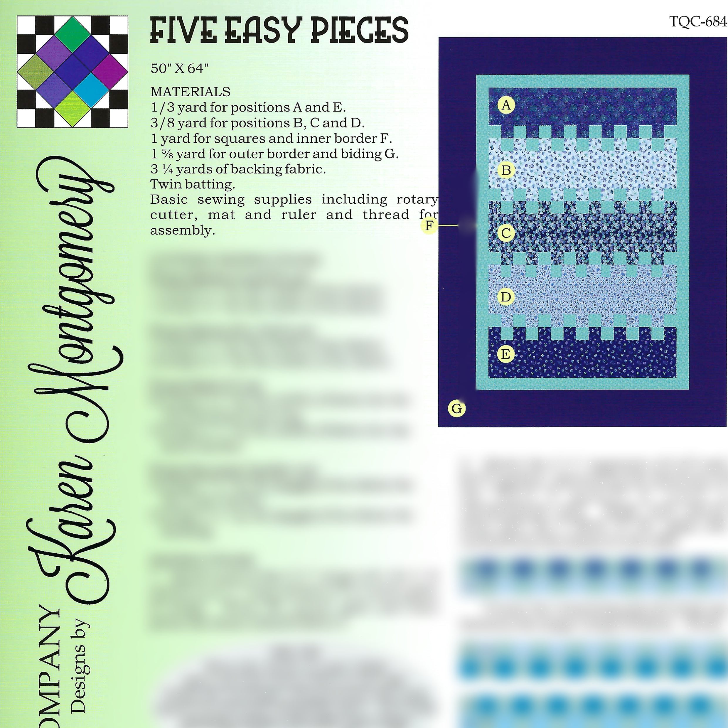 Five Easy Pieces Project Sheet