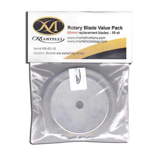60mm (10 Pack) Martelli Replacement Blades
