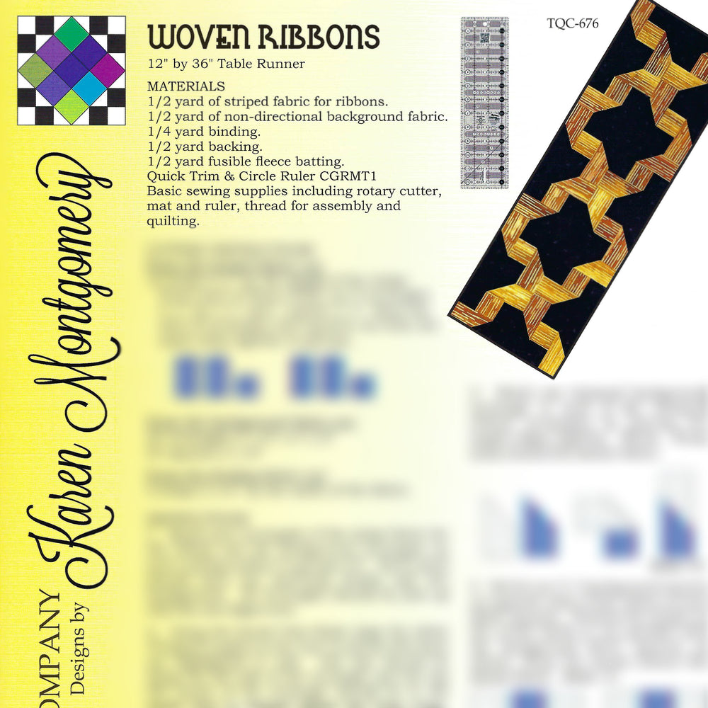 Woven Ribbons Project Sheet