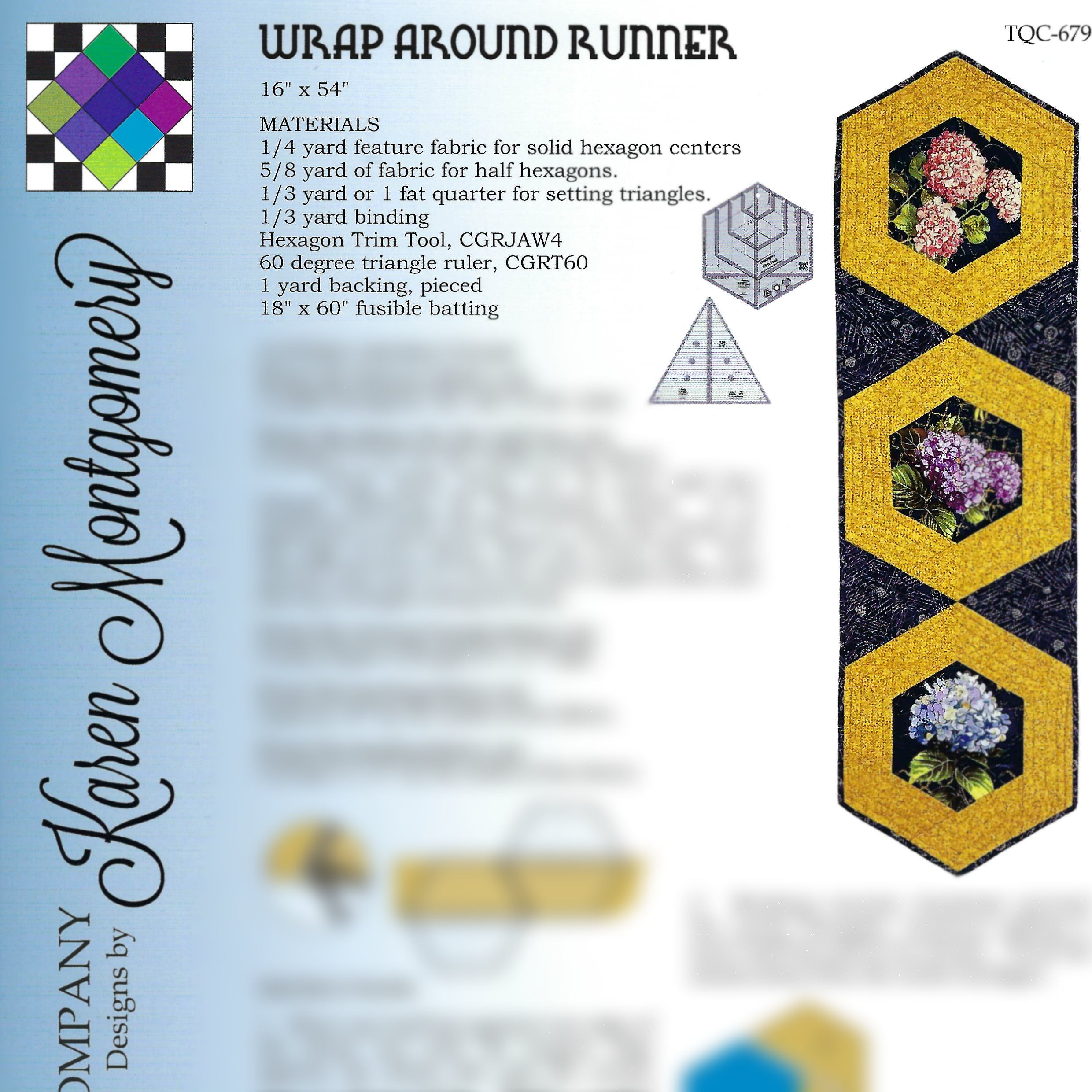 Wrap Around Runner Project Sheet