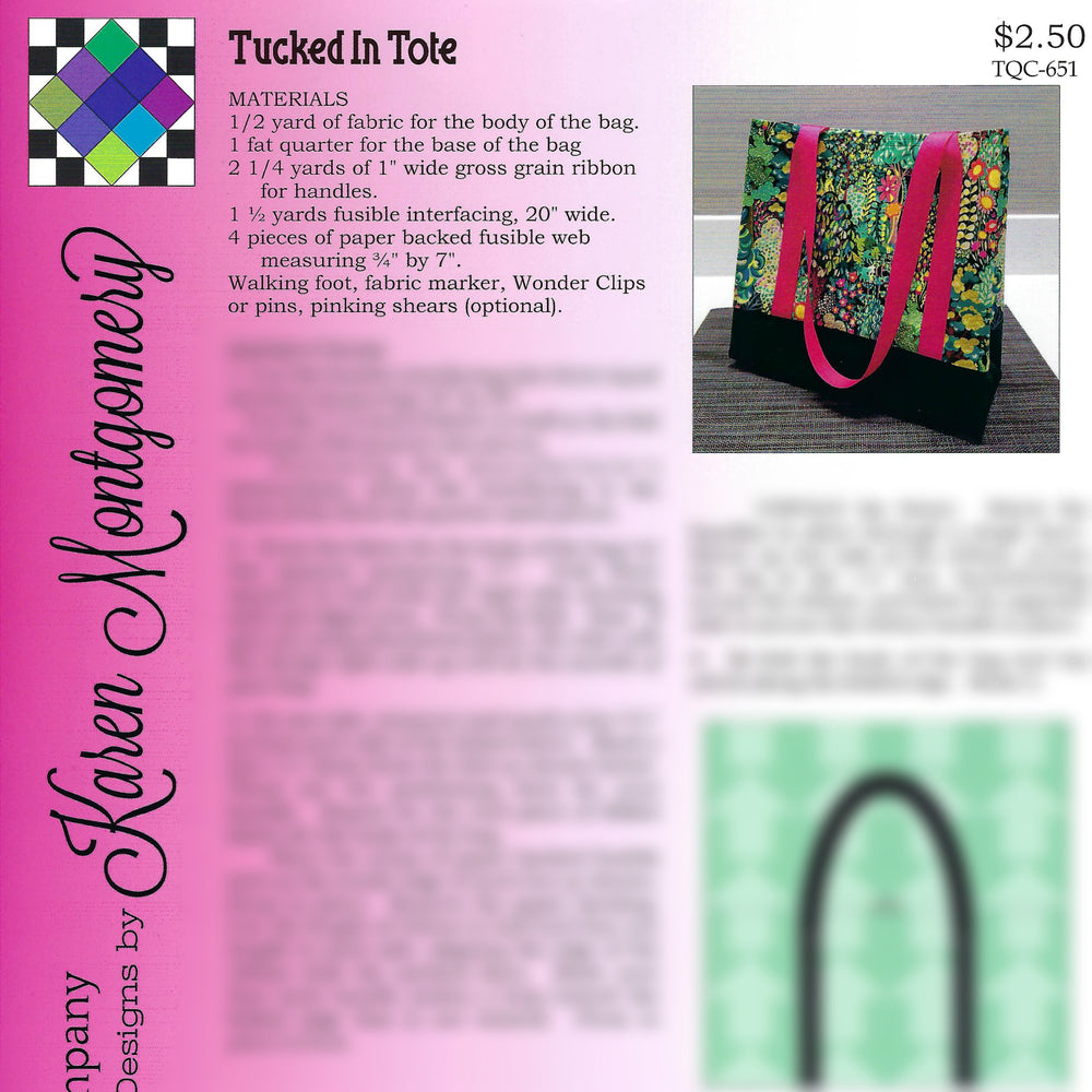 Tucked in Tote Project Sheet