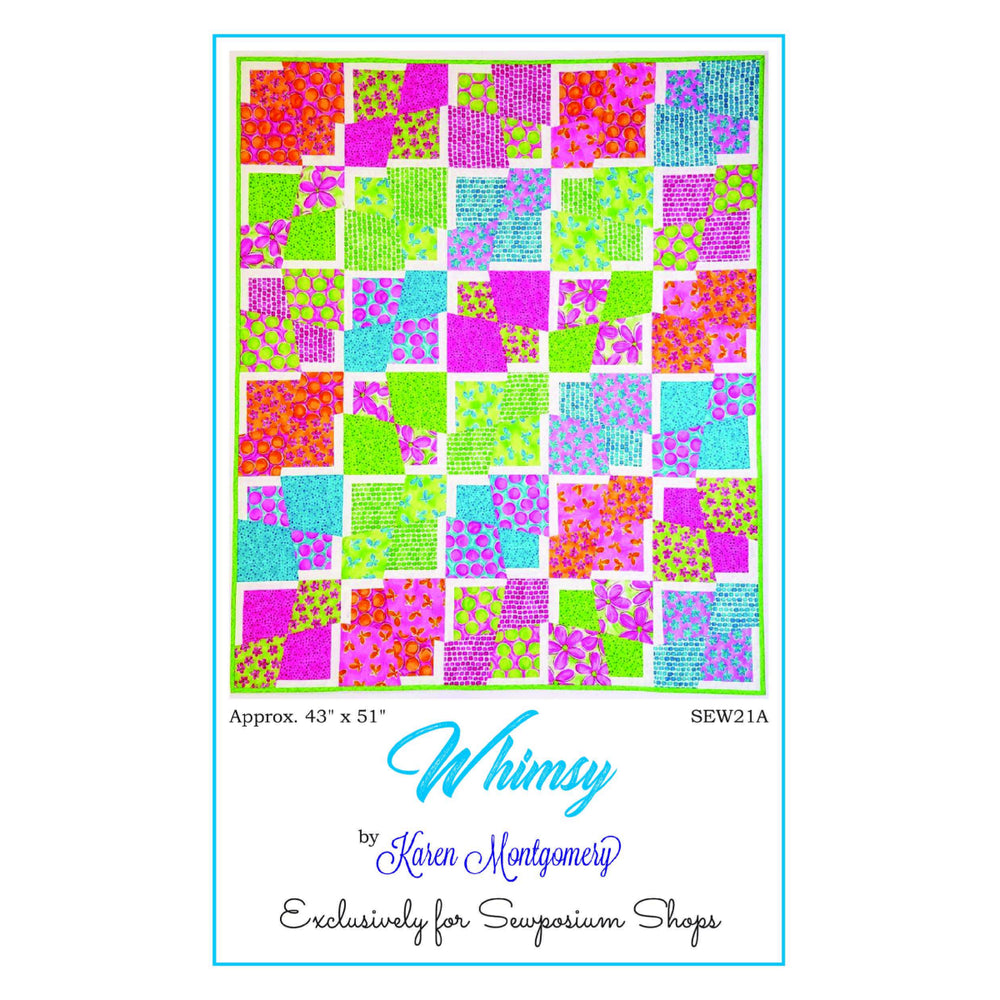 Pattern Wimsy Whimsy Pattern — Poppy Quilt N Sew